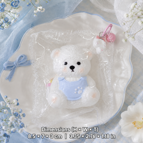 Handmade Cartoon Animal Squishy – Soft, Bouncy Stress-Relief Mascot Charm