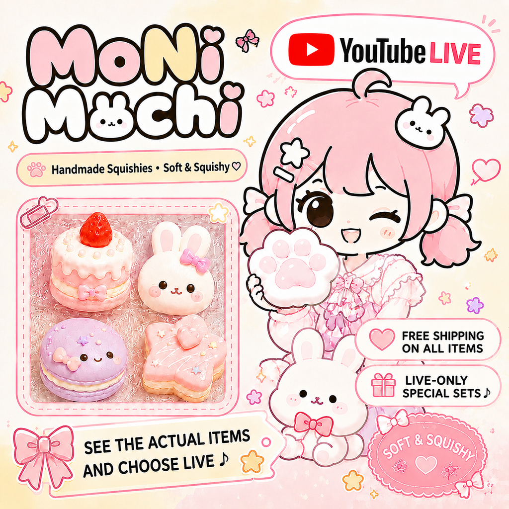 Live link | Handmade Squishy Toy – Soft, Bouncy Stress-Relief Charm