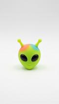 Electric Lime Alien Head Squishy