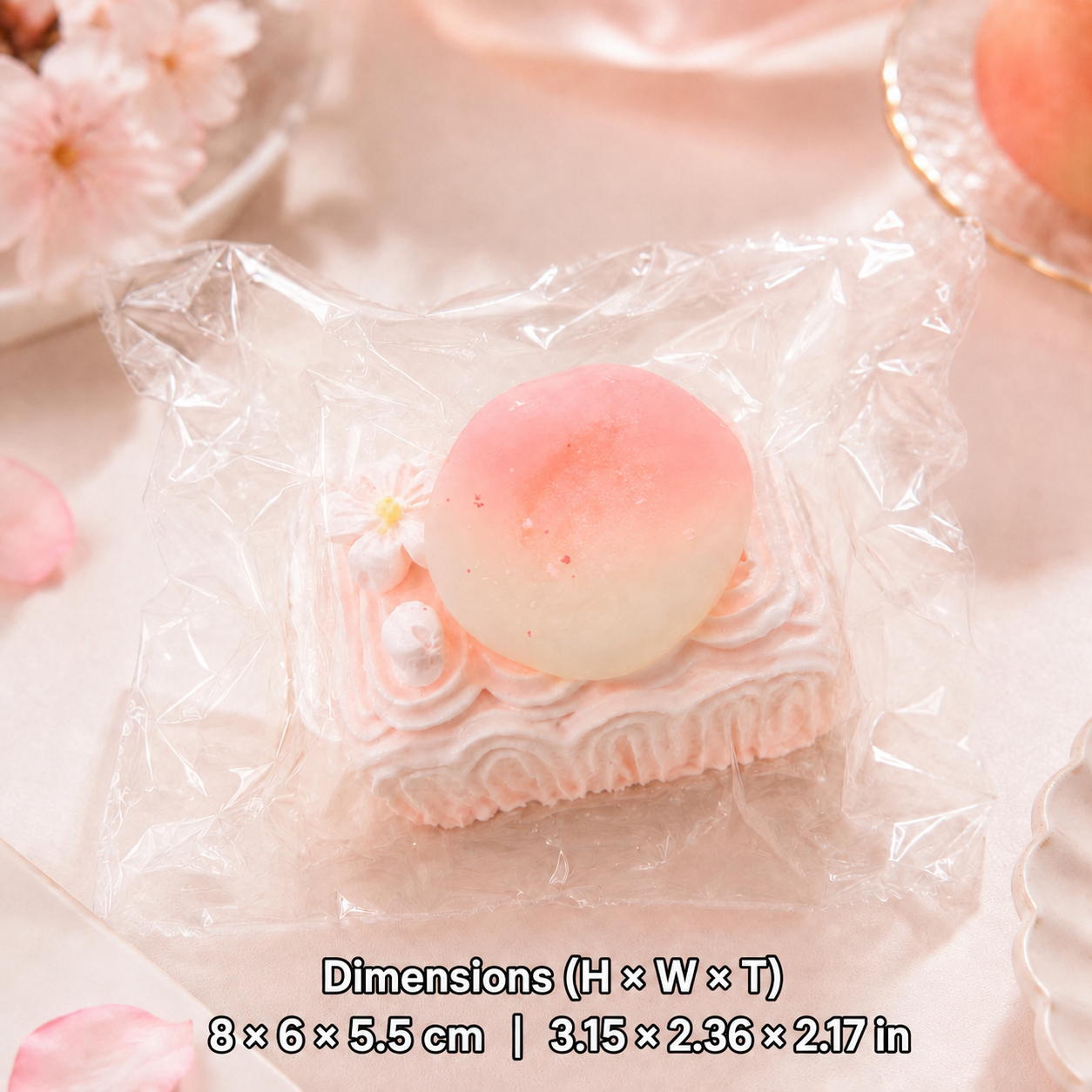 Handmade Cake Squishy – Soft, Bouncy Stress-Relief Decoration