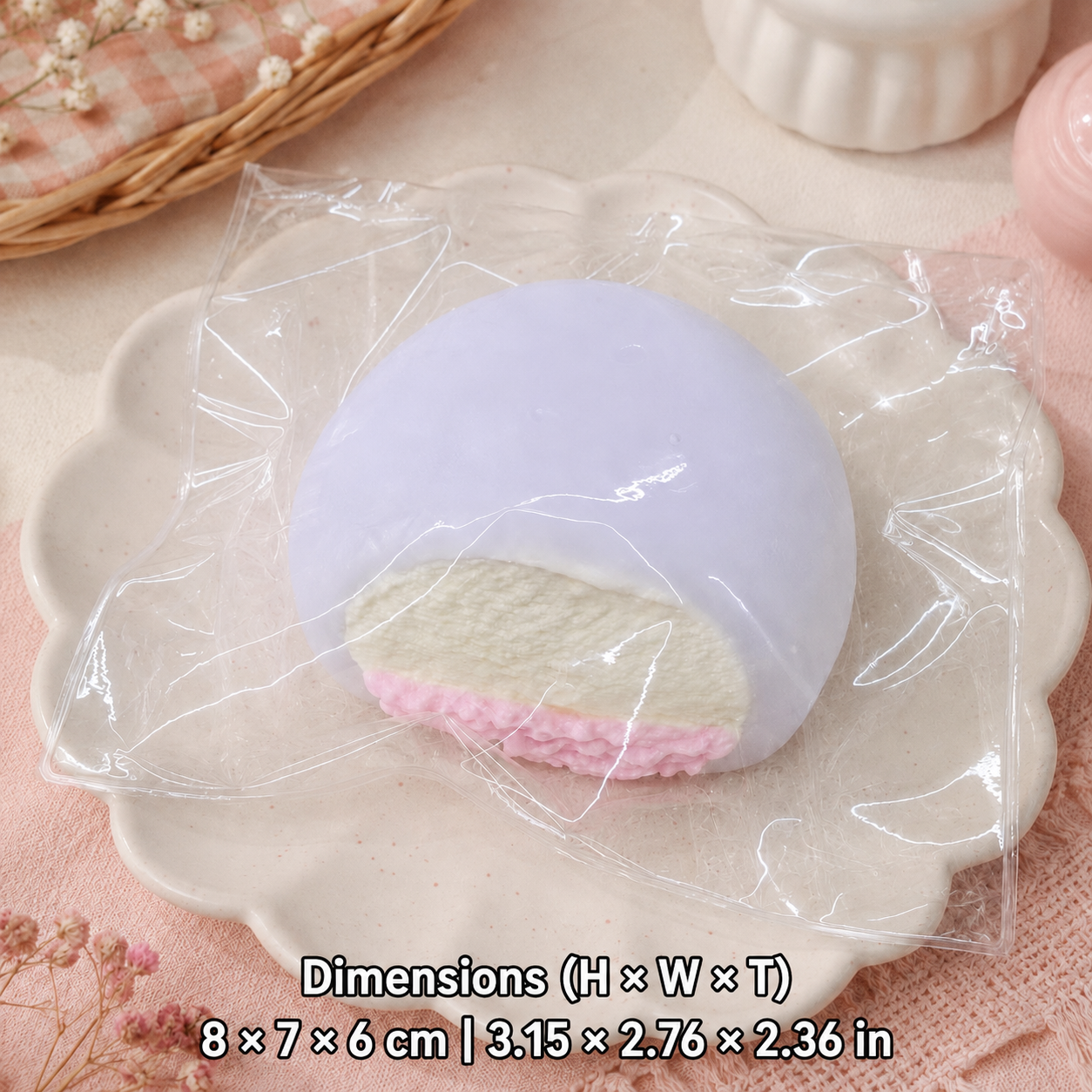 Handmade Food-Shaped Squishy – Soft, Bouncy Stress-Relief Decoration Product Description